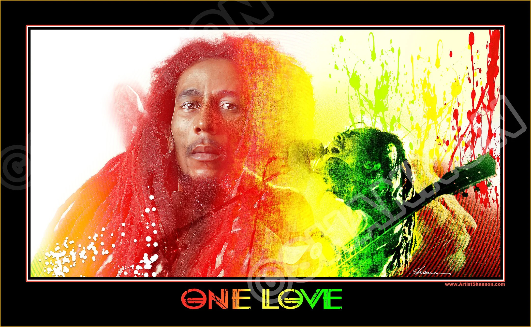 One Love Bob Marley Art — SHANNON